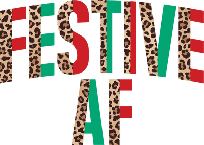 Christmas (Festive AF Cheetah) - DTFreadytopress