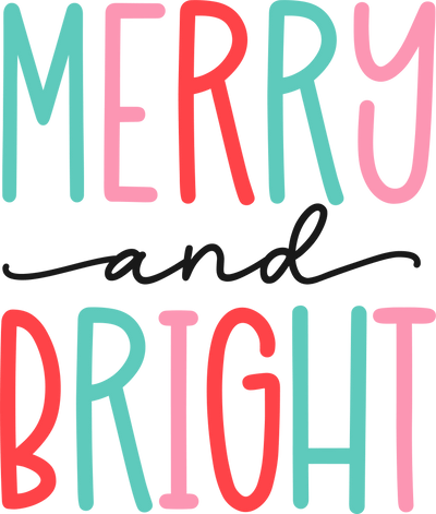 Christmas (Merry and Bright (Pastel) - DTFreadytopress