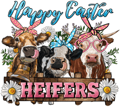Easter (Happy Easter Heifers) - DTFreadytopress