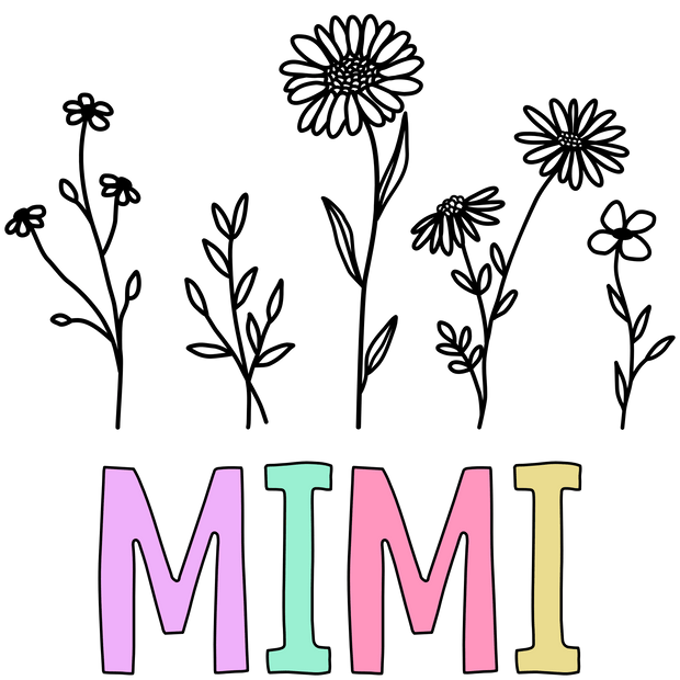 Grandparent (Mimi (Flowers) - DTFreadytopress