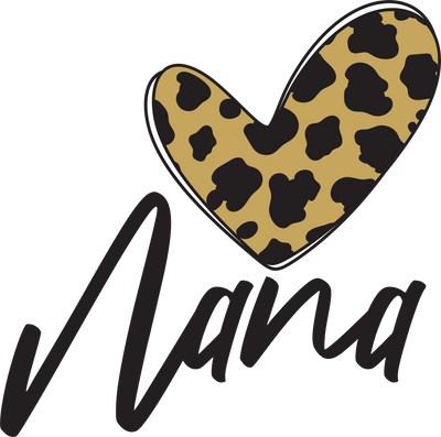 Grandparent (Nana Heart (Cheetah) - DTFreadytopress