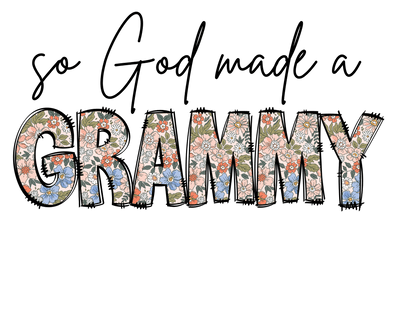 Grandparent (So God Made a Grammy (Floral) - DTFreadytopress