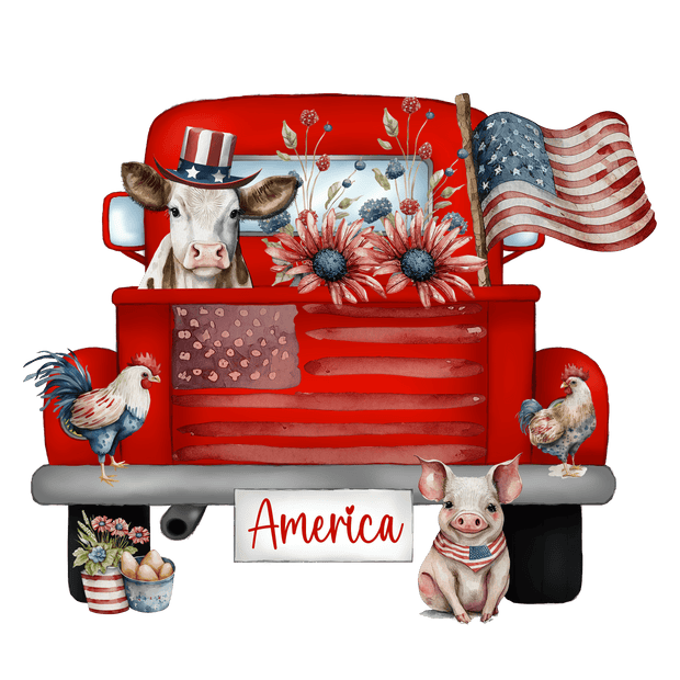 July 4th (America Farm Truck) - DTFreadytopress