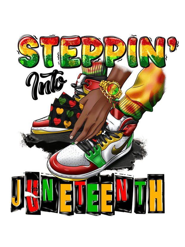 Juneteenth (Stepping Into Sneaker) - DTFreadytopress