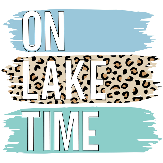 Lake (On Lake Time (Pastel + Leopard) - DTFreadytopress