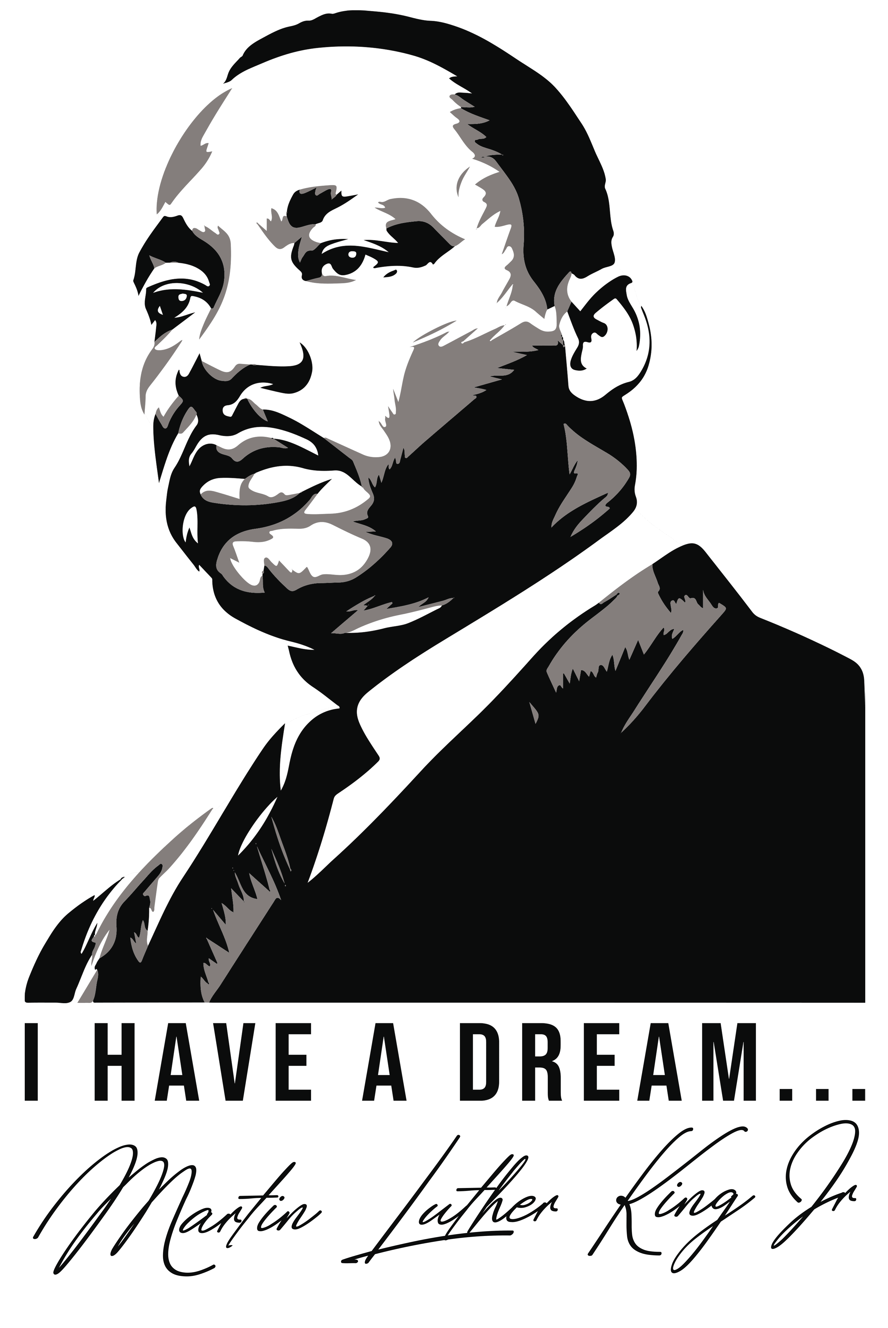 MLK I Have a Dream with Signature DTF (direct-to-film) Transfer ...