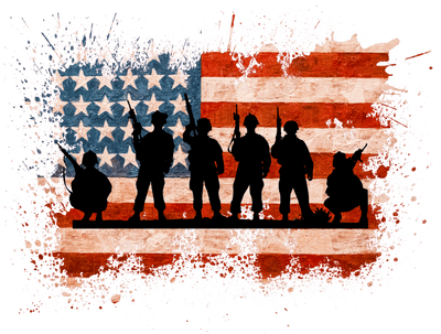Patriotic (American Soldiers Flag) - DTFreadytopress