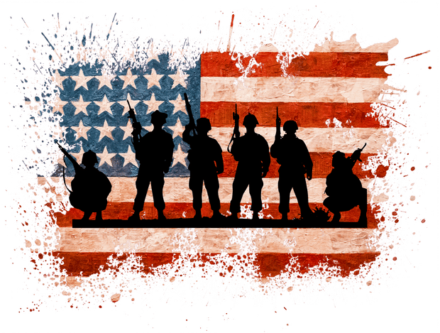 Patriotic (American Soldiers Flag) - DTFreadytopress