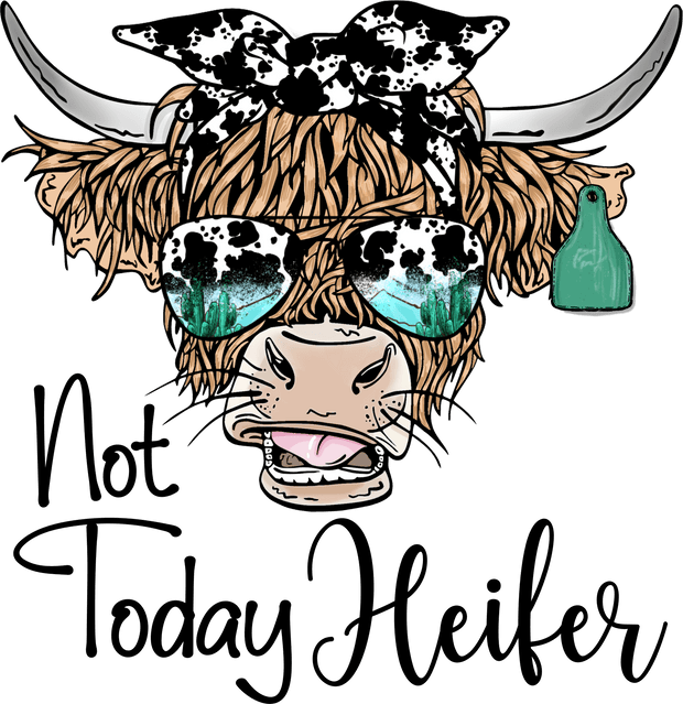 Rustic (Not Today Heifer) - DTFreadytopress