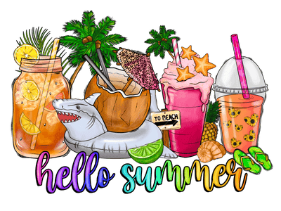 Summer (Hello Summer Drink) - DTFreadytopress