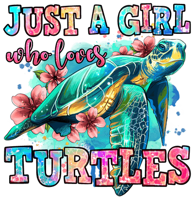 Summer (Just a Girl that Loves Turtles) - DTFreadytopress
