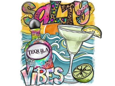 Summer (Salty Vibes Margarita) - DTFreadytopress