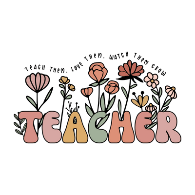Teacher (Teacher Flower A) - DTFreadytopress