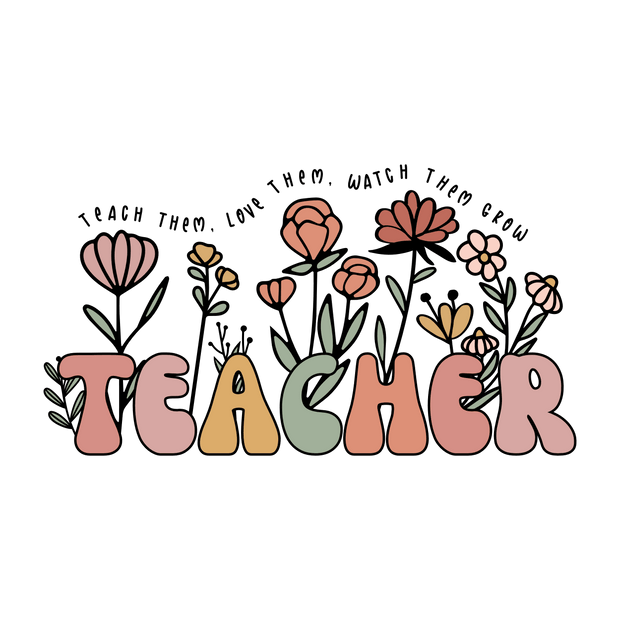 Teacher (Teacher Flower A) - DTFreadytopress