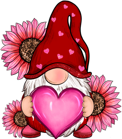 Valentines Day (Gnome Sunflower) - DTFreadytopress