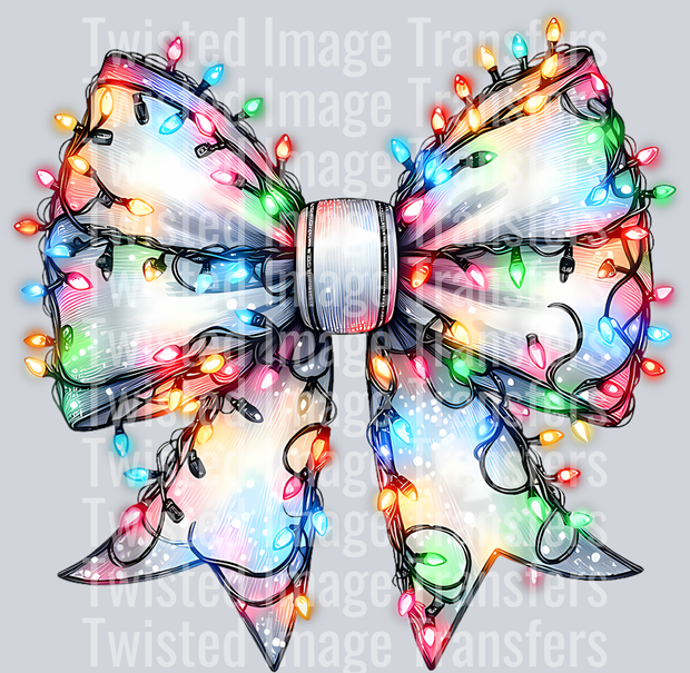 Lighted Christmas Bow