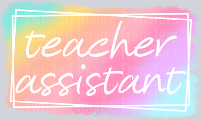 Teacher Assistant with Frame