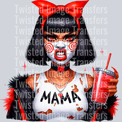 Ripped Tank Halloween Mama