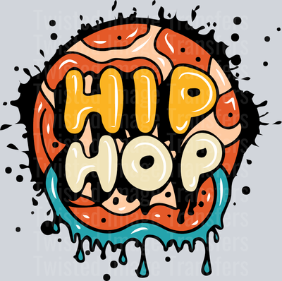Hip Hop Circle & Color Drip
