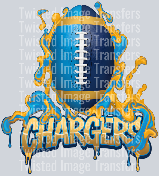 Color Drip Chargers Ball