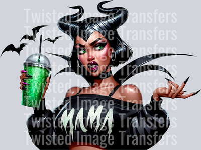 Halloween Mama & Bats