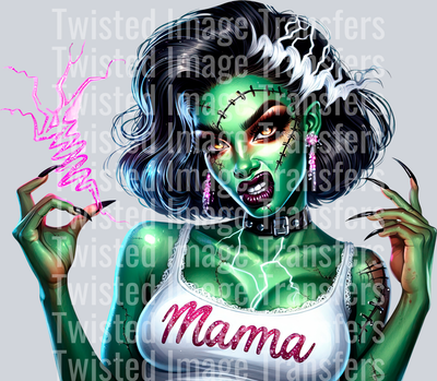 Halloween Mama in Green