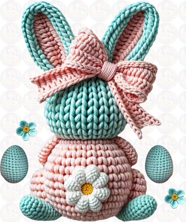 Bunny of Yarn DTF (Direct to Film) Transfer – Twisted Image Transfers