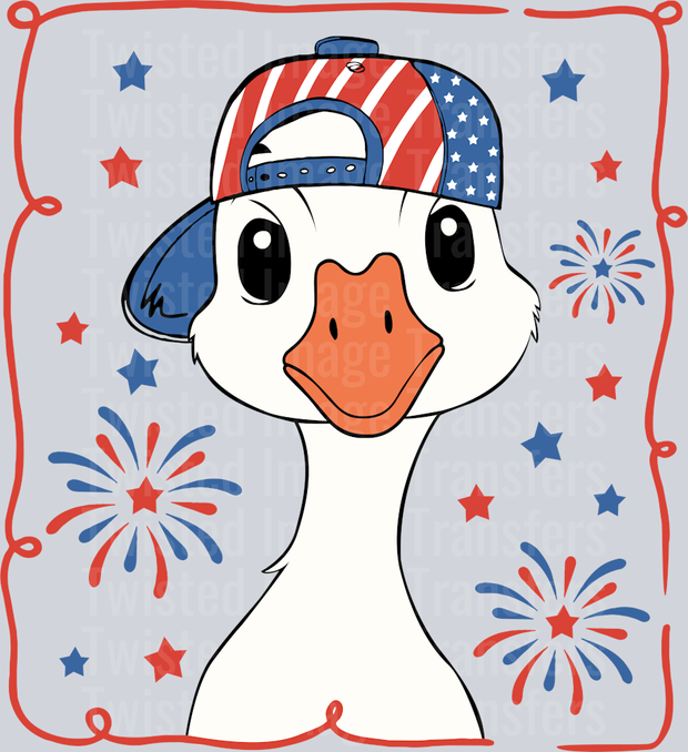 USA Cap on Backwards
