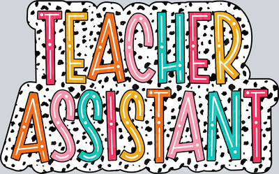 Teacher Assistant Polka Dots