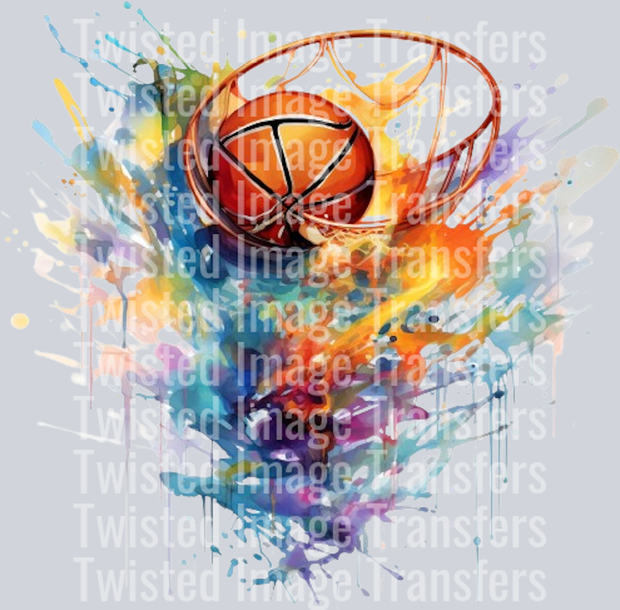 Color Drip Basketball