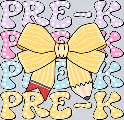 Stacked Pre-K With Bow