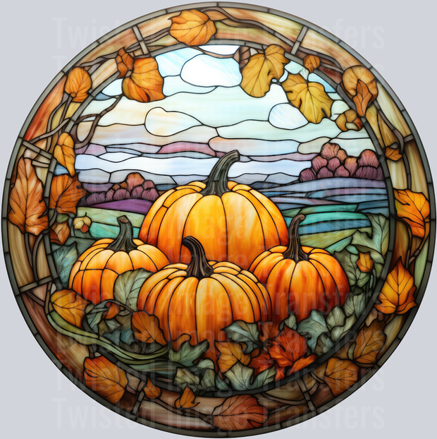 Autumn Stained Glass 5