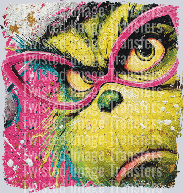 Christmas GMan in Pink Shades Painted