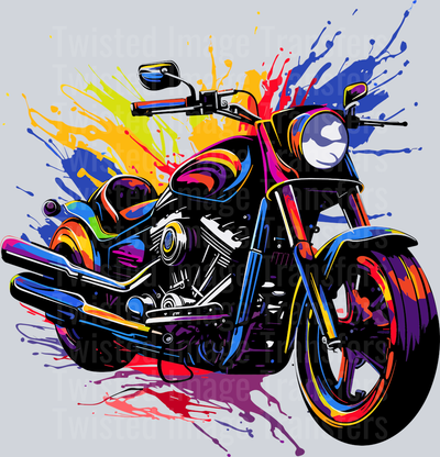 Motorbike Color Drip