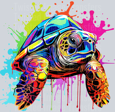 Turtle Color Drip