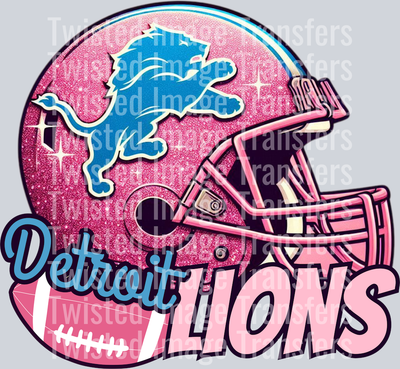 Lions Pink Helmet