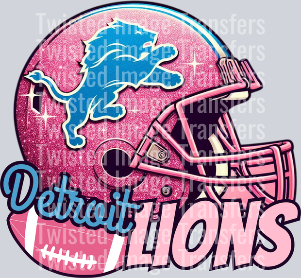 Lions Pink Helmet