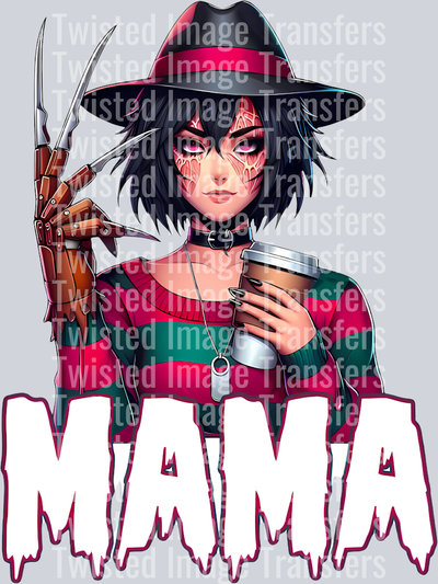 Freddy Mama in White Font