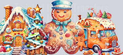 115-Gingerbread Christmas