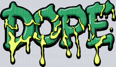 Green Dope Yellow Color Drip