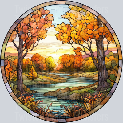 Autumn Stained Glass 13