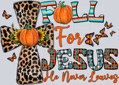 Fall for Jesus Cross