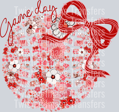Game Day Floral Ball & Bow