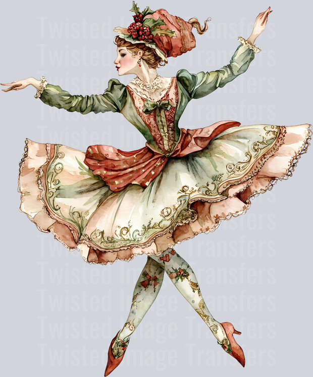 12 Days of Christmas Lady in Tights Dancing