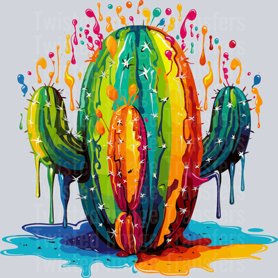 Color Drip Cactus