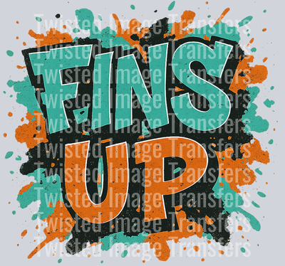 Fins Up Color Drip