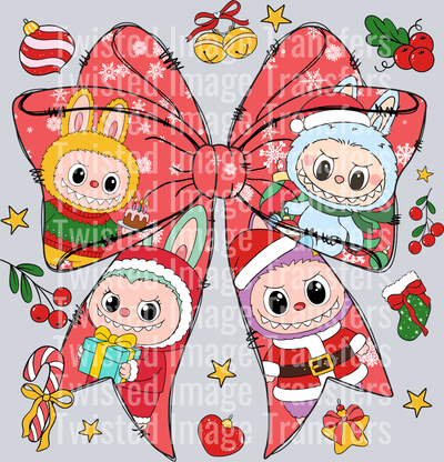 Christmas Dolls Bow