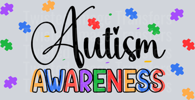 Autism Awareness 16oz UV DTF Libby Wrap