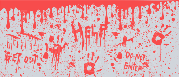 Help Bloody 16oz UV DTF Libby Wrap