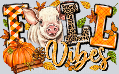 Fall Vibes Pig